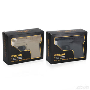 手枪型烟火一体可换匣烟盒 塑料材质 单个吸塑+彩盒装 挑颜色卖 一个卖