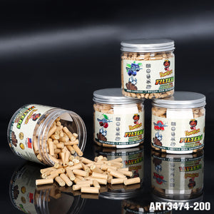 HONEYPUFF  7MM的香味玉米嘴 用矮罐子装 一罐有200粒 里面有一片ARTP8008的香片 挑口味卖  一罐/卖