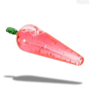 胡萝卜注油玻璃烟斗 单个气泡膜包装 挑颜色卖 1个卖