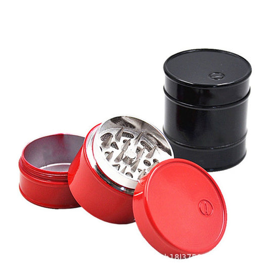 新品 0mm锌合金三层创意油桶三层手动香料研磨器Metal Grinder