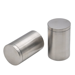厂家直销药盒铝制材料药盒 简单外观银色外贸出口精品储存瓶