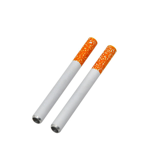 厂家直销香烟造型烟斗78-83MM创意便携式过滤铝烟斗 迷你烟斗