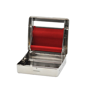 厂家直销 金属卷烟器 手动红布卷烟盒 手卷自动红布卷烟盒