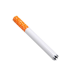 新品跨境香烟造型烟斗78mm创意便携式铝烟斗鲨齿烟斗创
