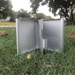 创意翻盖金属烟盒 20支装铝合金半自动 带隔层Cigarette Case