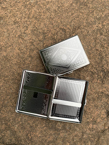 金属马口铁烟盒 太阳花图案烟盒 卡扣20支装烟盒Cigarettes Box