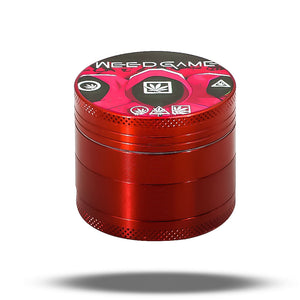 WEED GAME铝合金磨烟器直径50mm四层金属研磨器 CNC系列 herb grinder