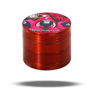 WEED GAME铝合金磨烟器直径50mm四层金属研磨器 CNC系列 herb grinder