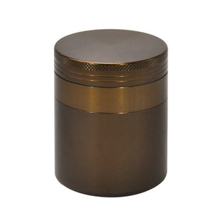 56MM锌合金磨烟器 储存罐二合一 金属研磨器储物罐Grinder