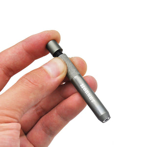 新款 金属烟斗 便携式按压式金属弹簧 烟斗金属烟管 多色铝pipe